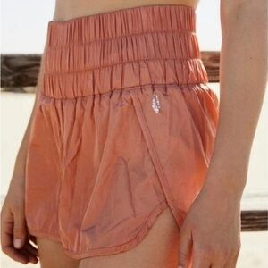 The way home short by FP movement in brushed apricot